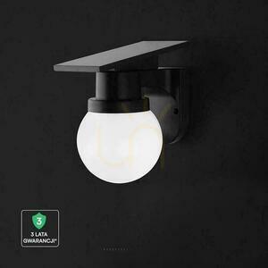 V-TAC 0.9W solar wall sconce luminaire LED color change CCT IP54 remote control VT-11149CCT 3000K, 4000K, 6000K 120lm small 6