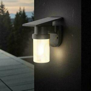 V-TAC VT-11148CCT black solar outdoor wall light LED 0.9 W CCT IP54 small 6