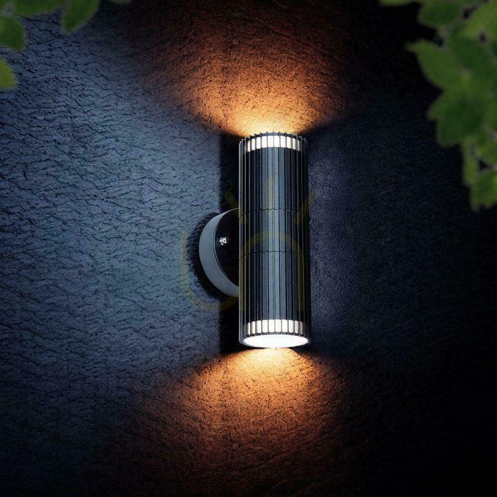 Show V-TAC GU10 black top down wall sconce fixture VT-10175 3 year warranty V-TAC GU10 black top down wall sconce fixture VT-10175 3 year warranty
