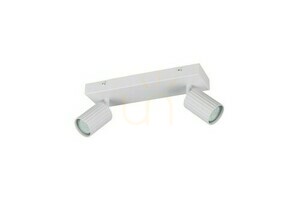 Trio SOKA 867700231 ceiling spotlight, matt white, 2×GU10 small 2
