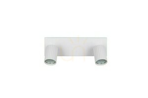 Trio SOKA 867700231 ceiling spotlight, matt white, 2×GU10 small 3