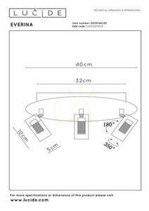 Lucide Everina LED Plafond Black 40 cm 3-Lichtpunten 00131/40/30 small 9