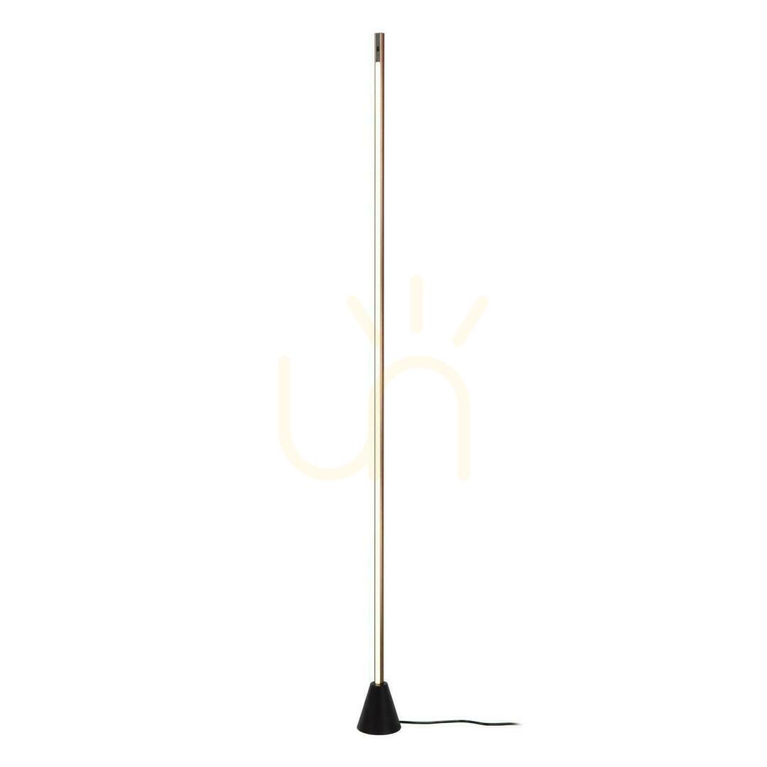 Lucide Equinox LED Floor Lamp Brown 157 cm 26W Touch Dimmable 29700/26/96