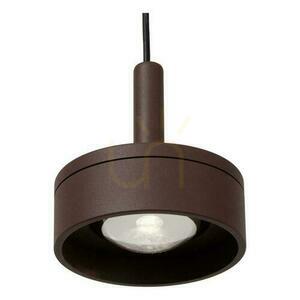 Lucide LENZ Outdoor Ceiling Light Rust Brown LED 8W 2700K IP54 11 cm 33805/08/97 small 2