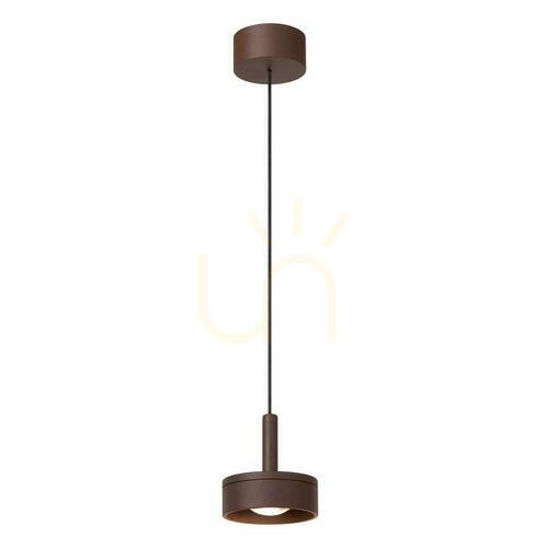 Check Lucide LENZ Outdoor LED Pendant Light Natural Glass Aluminium 33806/08/97