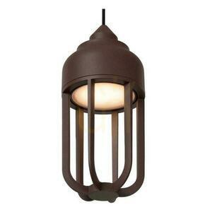 Lucide WELLS Outdoor Pendant Light Brown LED 8W IP54 33810/08/97 small 2