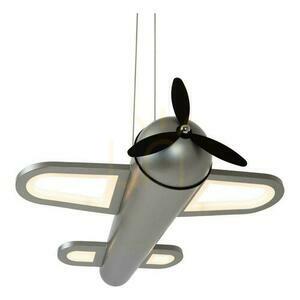 Lucide Fokker Silver LED Pendant Light 28W 77490/26/15 small 2