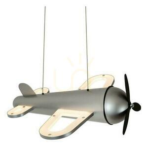 Lucide Fokker Silver LED Pendant Light 28W 77490/26/15 small 3