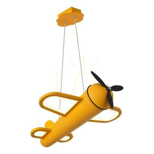 Check Lucide FOKKER LED Pendant Light for Kids Room 26W 2500K Iron 77490/26/34