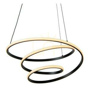 Lucide Espiral Black LED Pendant Light 78403/40/30 small 3
