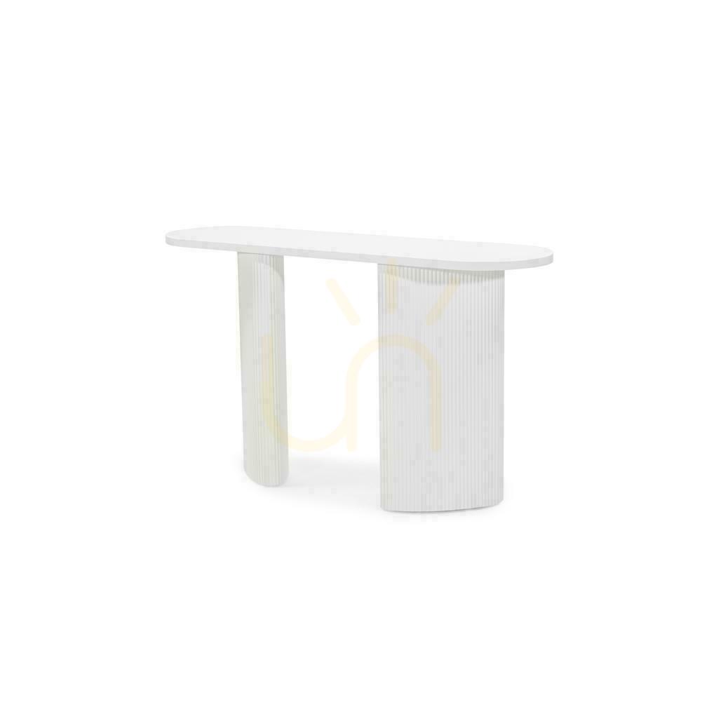 Display Desk 140 cm ALREQUIN White Desk 140 cm ALREQUIN White