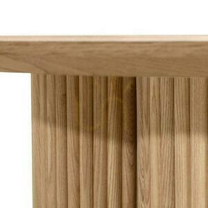 Round Coffee Table 100 cm NAORA II II Natural Oak, Ash, Slats small 3