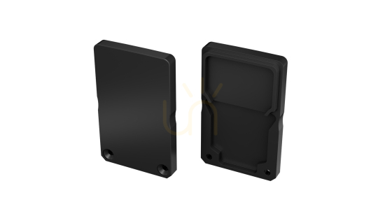 ALU LUMINES DILEDA+Tall plug black lacquered