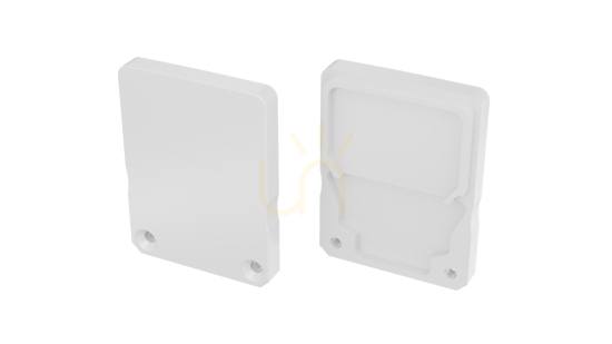 ALU plug LUMINES SILEDA+Tall white lacquered