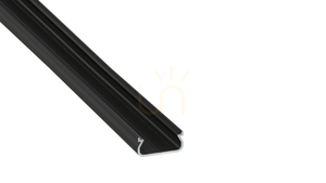 TEKKNI+ profile type ORRE+ black anodized 3 m small 0