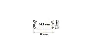 TEKKNI+ profile type ORRE+ raw 3 m small 1