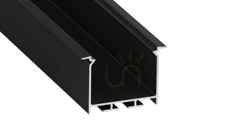 Check TEKKNI HEDE set black, transparent lampshade 3 m