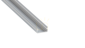 LUMINES ONI aluminium LED strip profile, raw finish, 3 m small 0