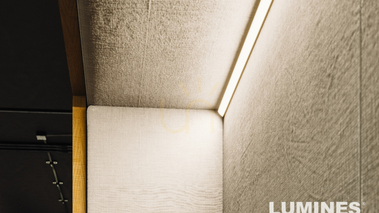 Display LUMINES profile type AGO inox anodized 2 m LUMINES profile type AGO inox anodized 2 m