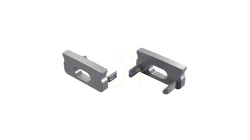 Check ALU LUMINES ONI silver anodized plug with hole