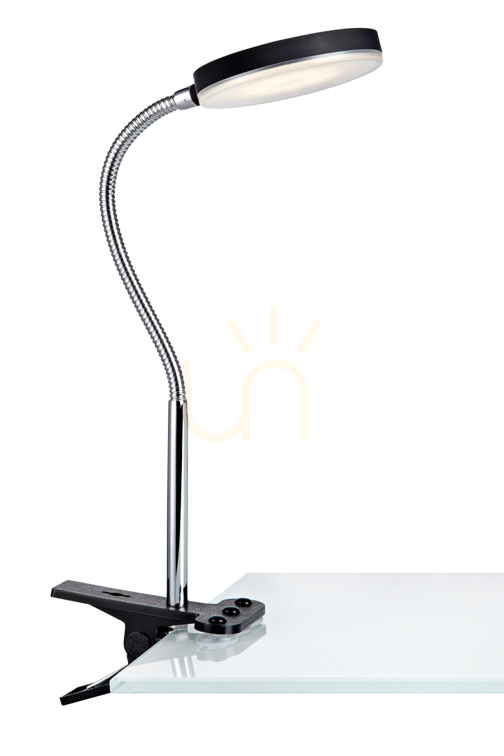 Clamp Lamp Markslojd FLEX LED Black Chrome 106471