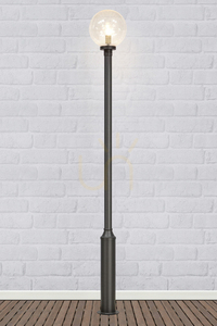 Outdoor Pole Light Markslojd Sphere Black Transparent Aluminum 36 cm 107119 small 1