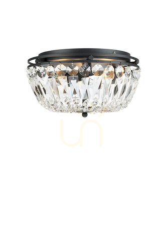 Check Plafond Markslojd Vasa 3-punktowy chrom kryształ 30 cm 107587