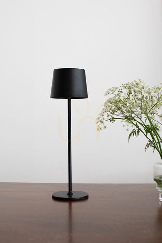Check Desk Lamp Markslojd Fiore Black Steel LED 2x2W 108653