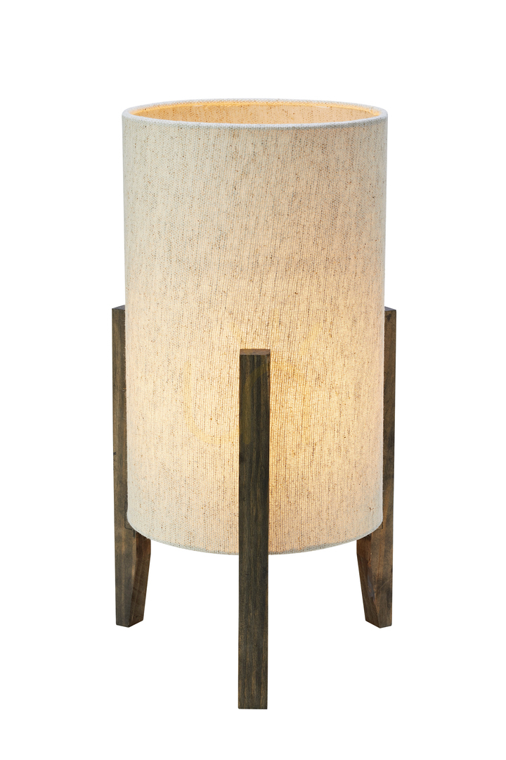 Table Lamp Markslojd Eruca Walnut Wood Textile Shade 39 cm 108760