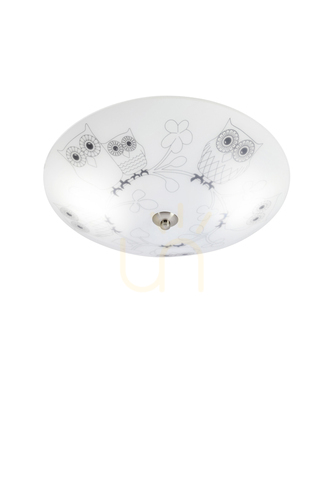 Check Plafond Markslojd Ugglarp 108764 39 cm wit zwart