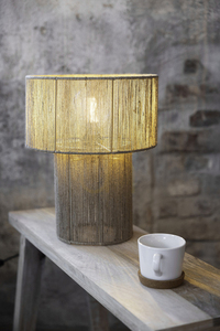 Table Lamp Markslojd Soga Natural Jute Steel 38 cm 108769 small 1