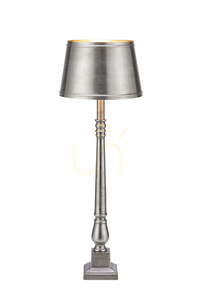 Table Lamp Markslojd Metallo 108775 Antique Silver Aluminum 66 cm small 0