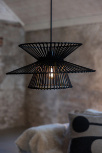 Pendant Light Markslojd Duplici Black Bamboo 57 cm 108784 small 1