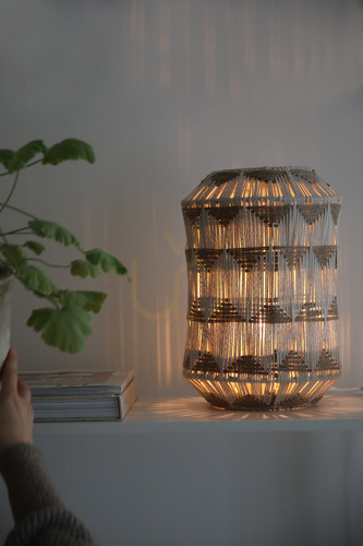 Check Table Lamp Markslojd ANO 108825 Brown Beige Nougat 35 cm