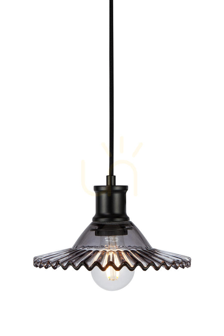 Pendant Light Markslojd Novia 1L Black Smoky 21.5 cm 108854