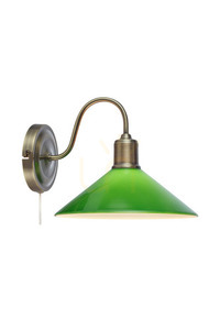 Wall Light Markslojd VELA Green Antique Brass 108866 small 0