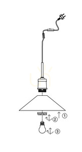 Pendant Light Markslojd Vela 108867 White Gloss 25 cm small 2