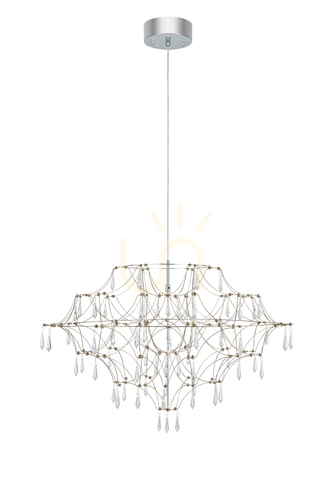 Check Chandelier Markslojd EFESOS 80 cm Clear Steel 108870