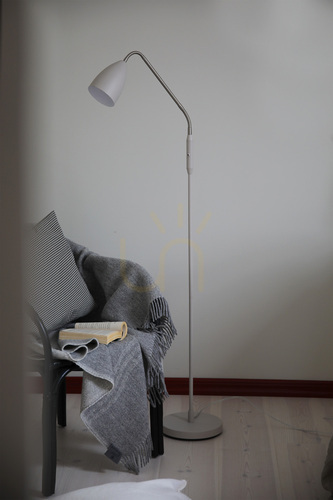 Check Floor Lamp Markslojd PATRO LED Beige Steel 140 cm 108887