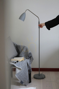 Floor Lamp Markslojd PATRO LED Gray Steel 140 cm 108888 small 1