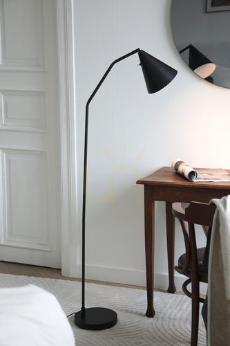 Check Floor Lamp Markslojd FUNIL 3-Step LED Black 108889
