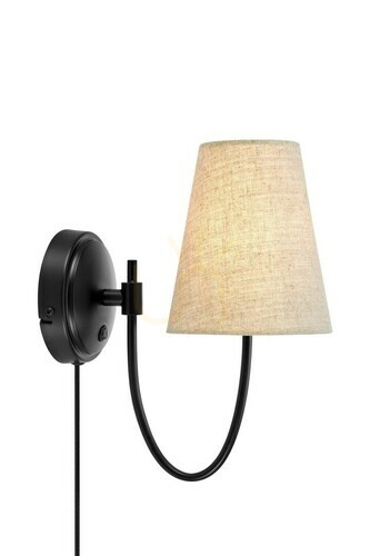 Check Wall Light Markslojd AMAR Black Steel 31 cm 108907