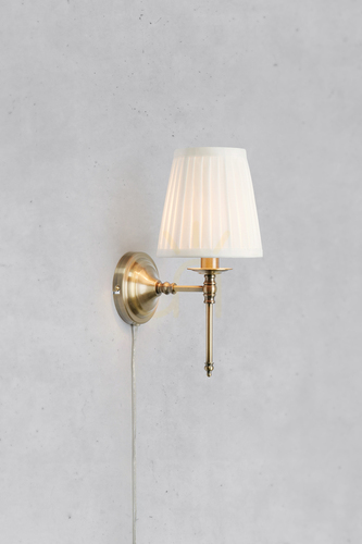 Check Wall Light Markslojd Manor Brass Steel 40 cm 108968