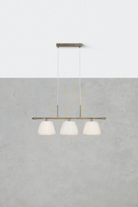 Pendant Light Markslojd Oxford 3L Brass White Steel 108975 small 1