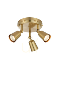 Plafond Markslojd TINY 3L Brass stalowy 18 cm 108980 small 0