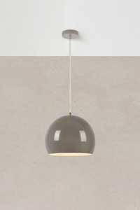 Pendant Light Markslojd POP Gray Steel 28 cm 108986 small 1