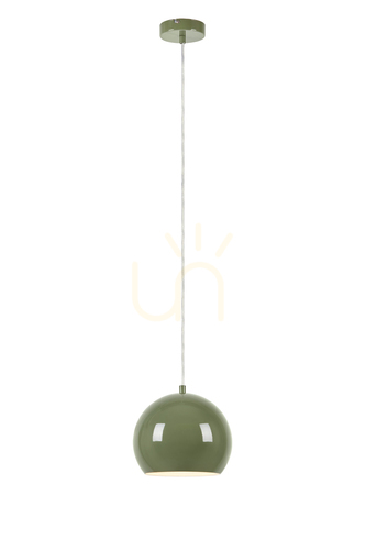 Check Pendant Light Markslojd POP Green Steel 20 cm 108991