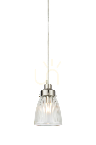 Check Pendant Light Markslojd Bellis 1L Satin Nickel Steel 109009