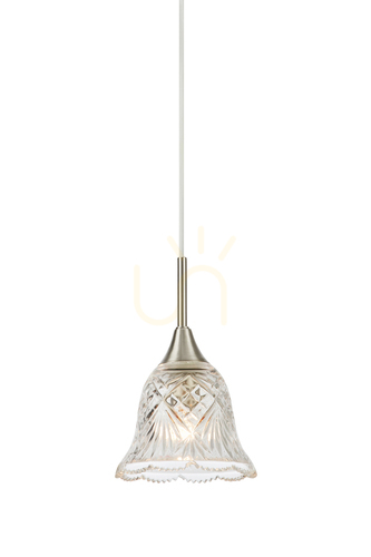 Check Pendant Light Markslojd Luna 1L Satin Nickel Steel 21 cm 109012