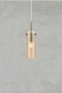 Pendant Light Markslojd Tibia 109015 Antique Brass Steel 28.5 cm small 1